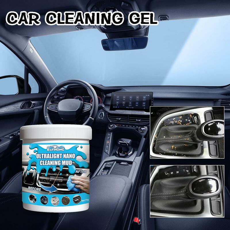 جل تنظيف السيارة متعدد الأغراض ، غراء ناعم ، إزالة الرماد ، لوازم السيارات ، الداخلية ، M2J6