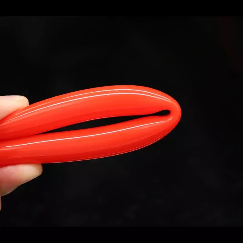 Tuyau en caoutchouc de silicone de qualité alimentaire rouge, tube flexible non cubique, ID 0.5, 1, 2, 3, 4, 5, 6, 7, 8, 9, 10, 12, 14, 16, 18, 20, 25, 32mm, 1 m, 5 m, 10m