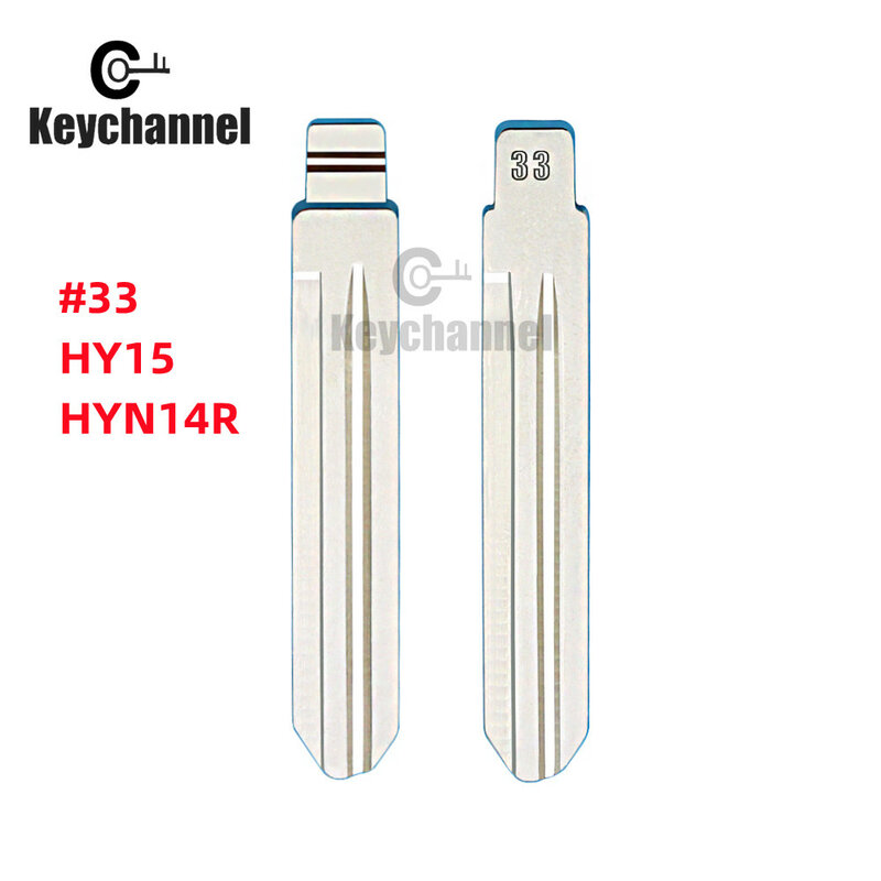 10PCS 129#130# 33# 50# Hyundai Kia Car Key Blade Lishi HY20 HY20R HY15 HY16 Blade For Xhorse KD KEYDIY JMD Remote For Hundai Kia
