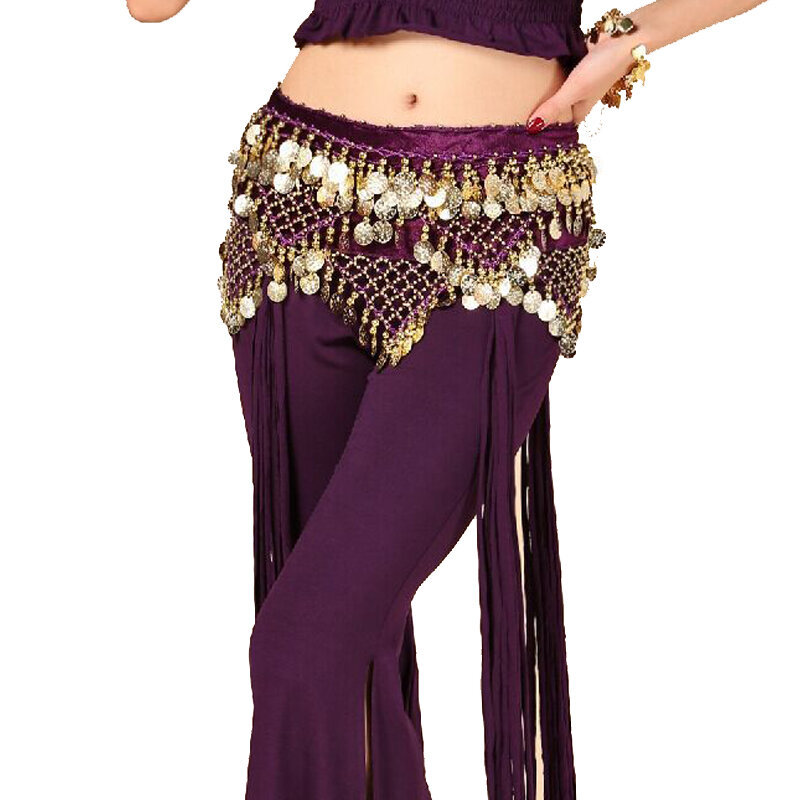 Belly Dance Performance Waist Chain 2023 New Hanging Currency  Straight Line Triangle Chain Waist Towel for Oriental Dance