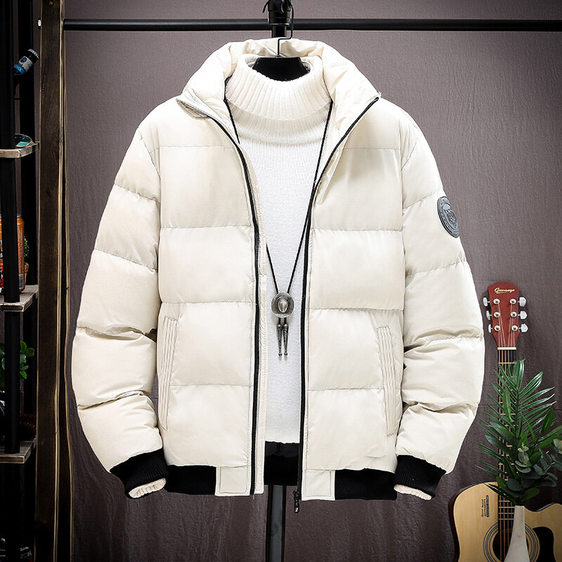 2024 Men Puffer Parkas Coats Thickened Down Jacket Fashion Men's Winter Warm Thick Down High Quality Oversized Winter Jacket