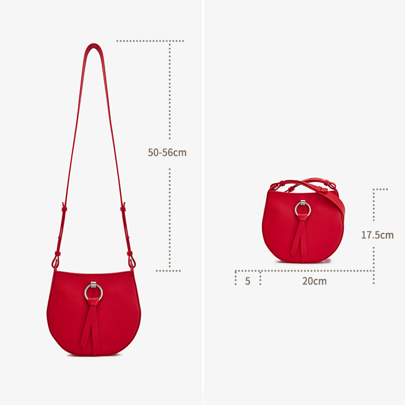 حقيبة نسائية موضة 2023 من BAFELLI حقيبة كتف نسائية من الجلد بتصميم عتيق ماركة فاخرة حقيبة كروس صغيرة غير رسمية قديمة
