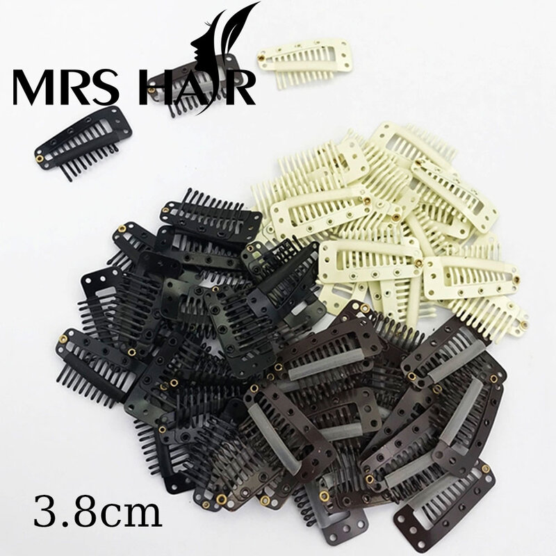 U Wig Clips para extensões de cabelo, acessórios para cabelo, grampos para salão, 3,2 cm, 20 pcs, 50 pcs