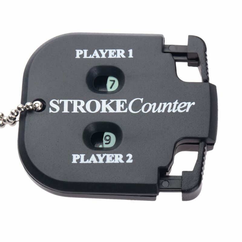 Accessoires de golf en plastique noir, aides à l'entraînement avec clé, compteur JOScore, gardien de pointage de tir de golf, compteur de comptage de coups