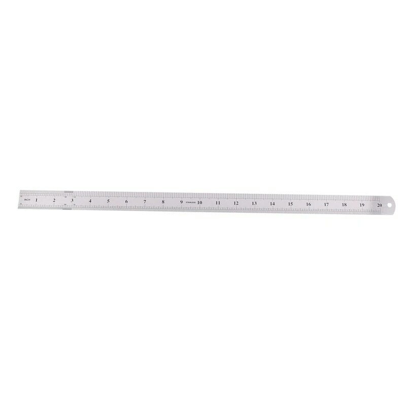 BAAY 6X Groove Right Stainless Steel Metric Ruler 50 Cm Stainless Metric Ruler