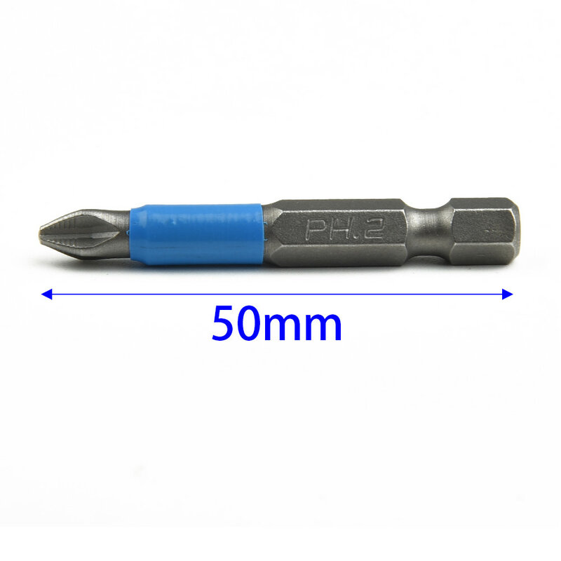 Magnetic Electric Drill Non-Slip Screwdriver Bit Head PH2 Cross Hand Tool Hardened Heat Treatment High Hardness