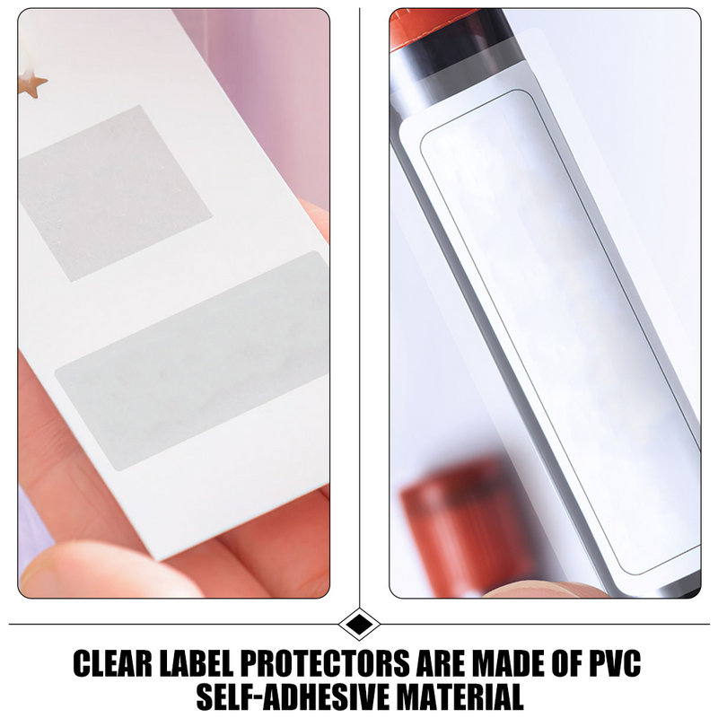 Roll/250Pcs Label Protectors Stickers Clear Label Protectors Zelfklevende Etiketten Beschermers Bibliotheek Benodigdheden Voor Boek Label
