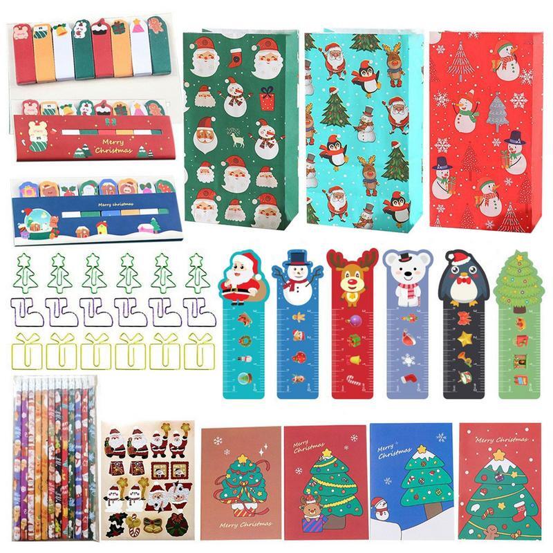 Countdown Spielzeug Geschenke für Weihnachten Advent Briefpapier Spielzeug für Weihnachten Kidsparty Gunst Sets für Geburtstags geschenk Eltern-Kind