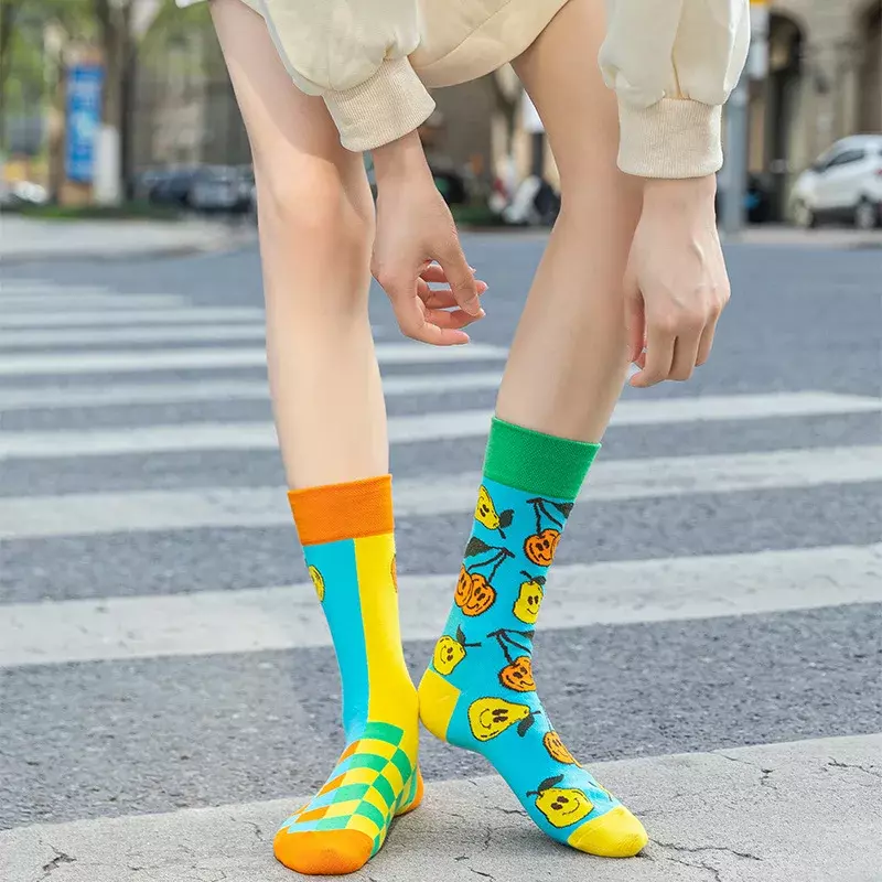 Original internet celebrity ins mandarin duck socks, versatile mid tube fun cute fashionable and personalized animal  girl socks