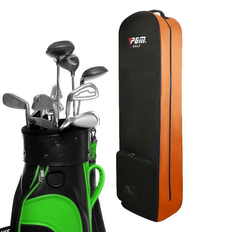 Bolsas de viaje para avión de Golf con rueda, cubierta de viaje plegable de nailon para Club de Golf, bolsa de aviación