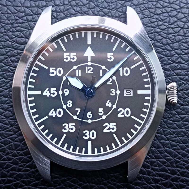 Relógio piloto automático masculino, relógio de pulso impermeável, relógios com escapamento, tempo exato, tipo B, mergulhador Miyota 8215, 200m