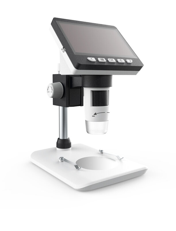 Microscópio digital 4.3 Polegada 1000x zoom endoscópio com 1080p microscópio eletrônico foto gravação de vídeo usb microscópios de vídeo