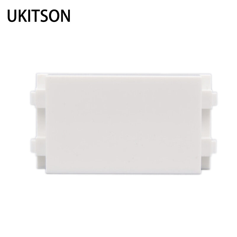 Blank Filling Prefilled Module 23x36mm Space Slot Socket Plug In White Color Empty Outlet For Wall Faceplate Panel