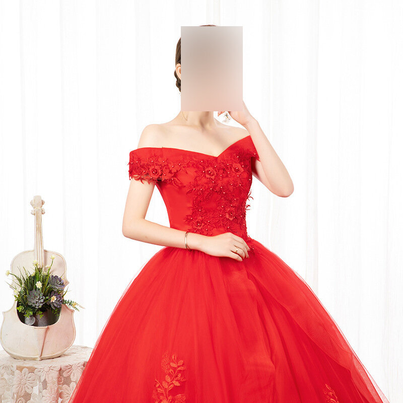 Różowa suknia balowa kobiety Quinceanera sukienki bez aplikacji na ramię bal suknie na imprezy urodzinowe formalny Vestido De Noche Abenkleider