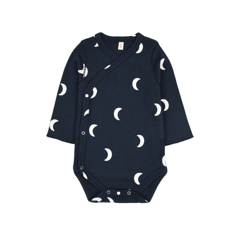 Lente Herfst Pasgeboren Baby Jongens & Meisjes Katoenen Print Jumpsuit Met Lange Mouwen Baby Romper Pyjama Kleding Overall