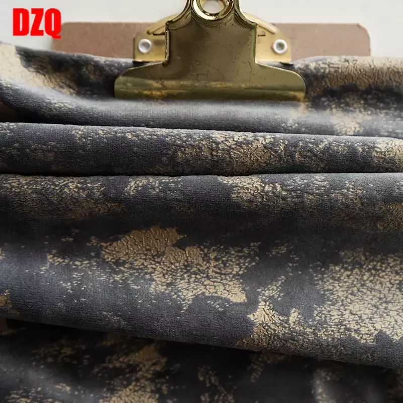 Cortinas opacas de lujo para sala de estar, tela de ventana gruesa de terciopelo, textura de bronce del norte de Europa, Color negro sólido