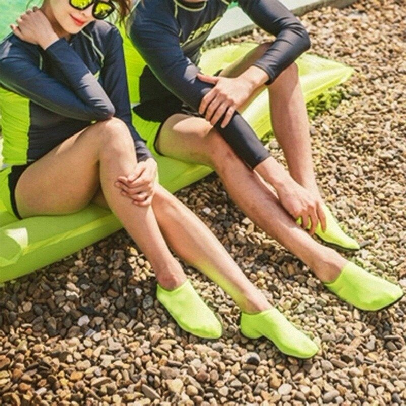 Novos Homens Mulheres Crianças Sapatos de Água Esporte Praia Meias de Natação Impressão Anti Slip Fitness Yoga Dança Swim Surf Mergulho Underwater Shoe