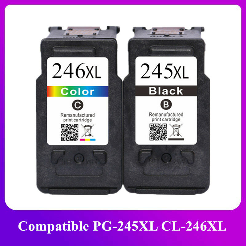 Cartucho de tinta PG-245XL para impresora Canon PG 245, PG-245, CL 246, Pixma iP2820, MX492, MG2924, MG2520, 245XL, 246XL, PG245, CL246