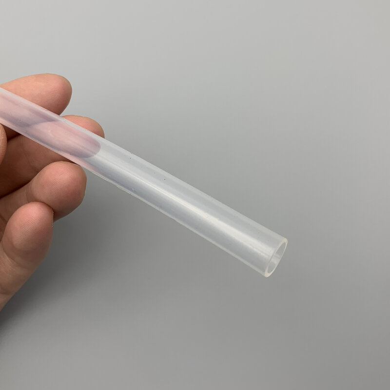 Manguera de goma de silicona transparente de grado alimenticio, tubo de silicona Flexible no tóxico, ID 1, 2, 3, 4, 5, 6, 7, 8, 9, 10, 11, 12, 13, 14 mm