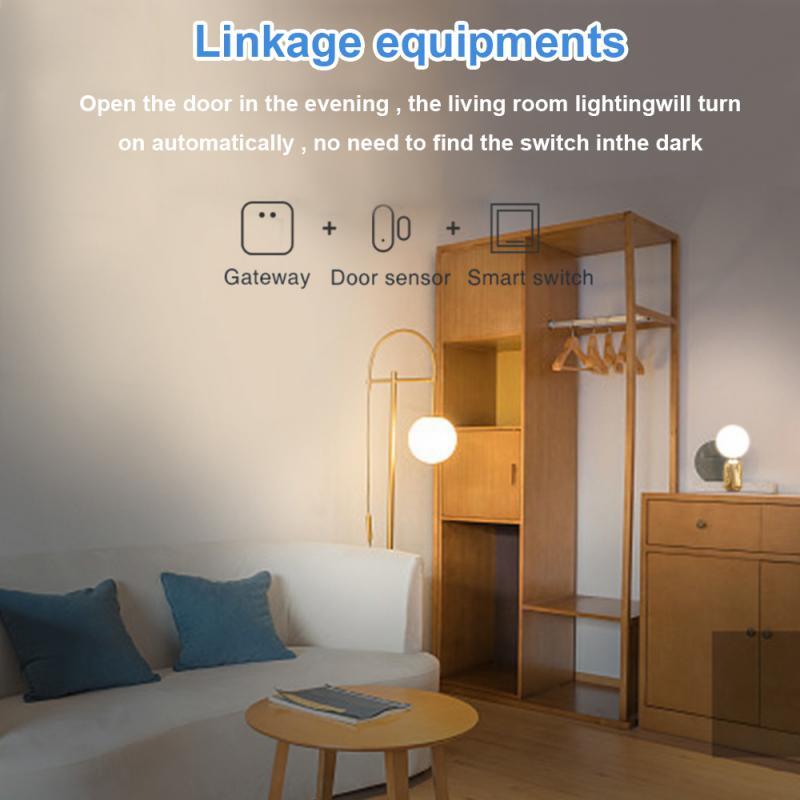 Tuya Zigbee 3.0 Smart Door Sensor rilevatore aperto/chiuso Smart Home Alarm sensore di protezione di sicurezza funziona con Alexa Google Home