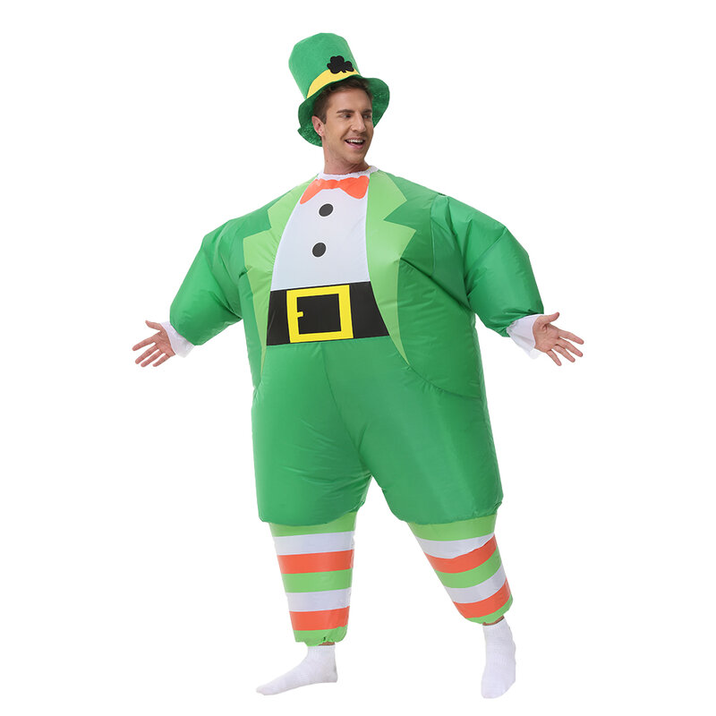 Disfraces de Cosplay inflables para adultos, traje de Mascota de payaso de conejo, muñeco de nieve de Navidad, fiesta de Halloween, hombre y mujer, nuevo