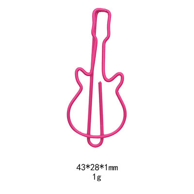 10 Chiếc Kim Loại Đàn Guitar Kẹp Giấy Dễ Dàng Niken Mạ Kim Loại Pin Đồ Công Sở Đơn Giản Pin Chống Rỉ Sét Giấy kẹp