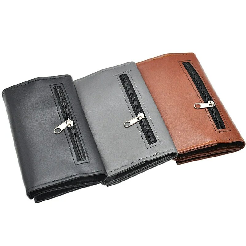 Vendita calda portabottiglie portatile/custodia per tabacco borsa per pipa in pelle PU portasigarette porta carta per fumatori borsa a portafoglio