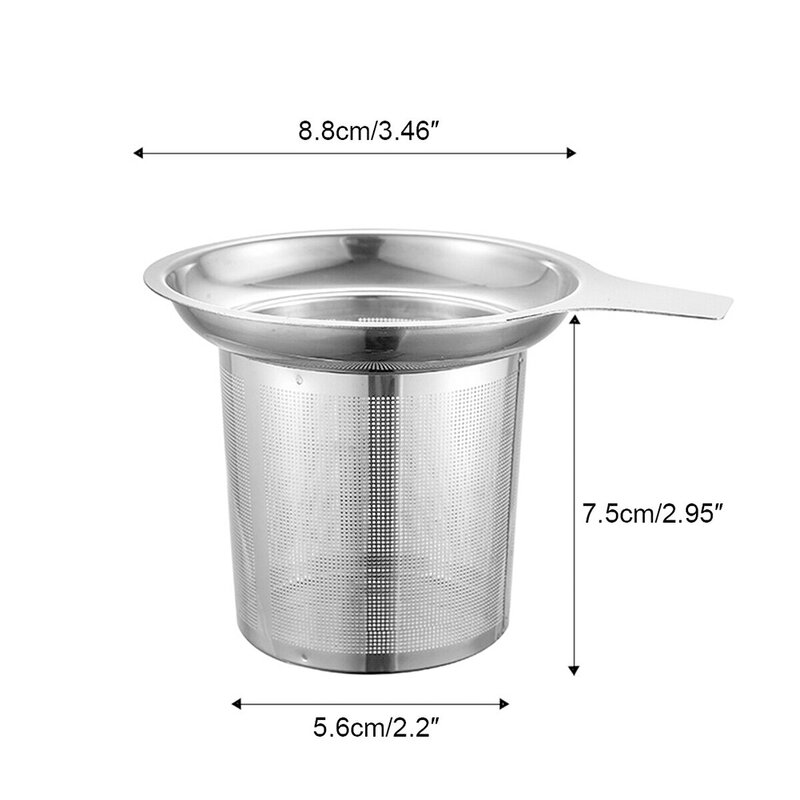Tea Infuser Tea Leak 304 Stainless Steel 8.8*7.5*5.6cm Easy Clean Easy Take Mesh Strainers Convenient High Quality