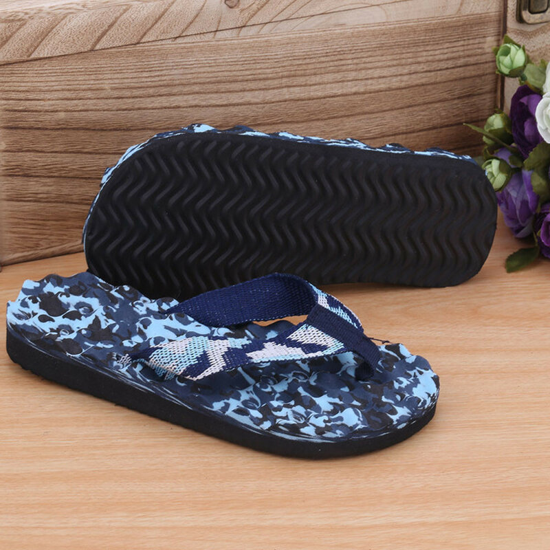 Men Camouflage Flip Flops Slippers Shoes Sandals Slipper indoor & outdoor Casual Men Non-Slip Beach Shoes sapato masculino
