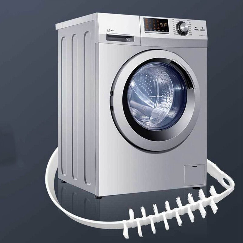 Spazzola per la pulizia del cilindro interno della lavatrice a tamburo strumento per la pulizia speciale manico lungo della spazzola per la pulizia delle forniture per la casa