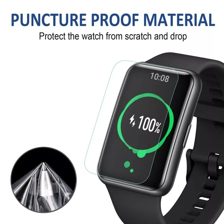 Soft Hydrogel Film for Huawei Watch Fit 2 Fit ES Curved HD SmartWatch Explosion Proof Screen Protector For Huawei Fit2 Not Glass
