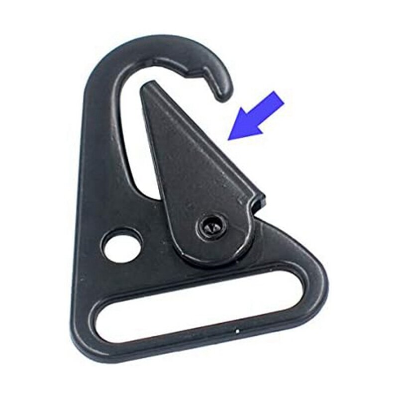 Уличная пряжка с крючком на лямке увеличенный зажим для рта аксессуары для багажа черный брелок для ключей Пряжка для ножа