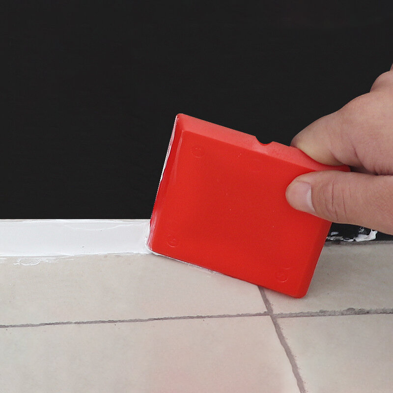 Spatula penyebar segel plastik dapur kamar mandi wastafel bersama penyegel pengikis dempul pintu silikon alat Kit