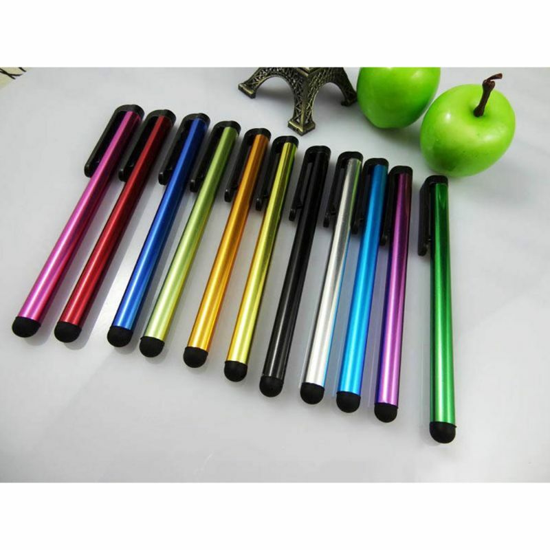 Clip Design Universal Soft Head For Phone Tablet Durable Stylus Pen Capacitive Pencil Touch Screen Pen for Phone Tablet Use