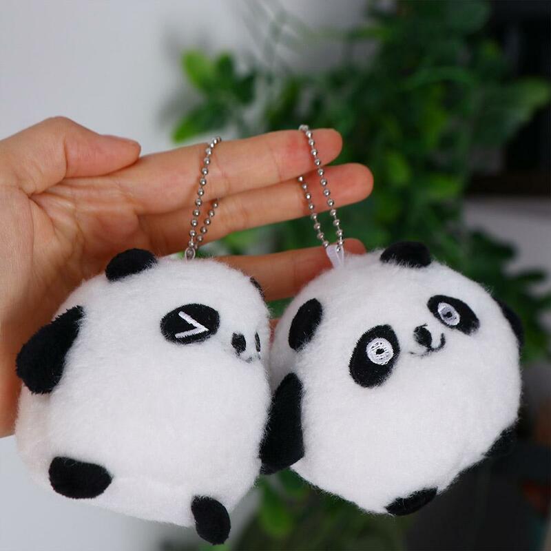 Gefüllte Puppe Plüsch Anhänger Handtasche Anhänger Cartoon Schlüssel anhänger Auto Schlüssel ring Plüsch Spielzeug Plüsch Schlüssel bund Panda Puppe Schlüssel bund