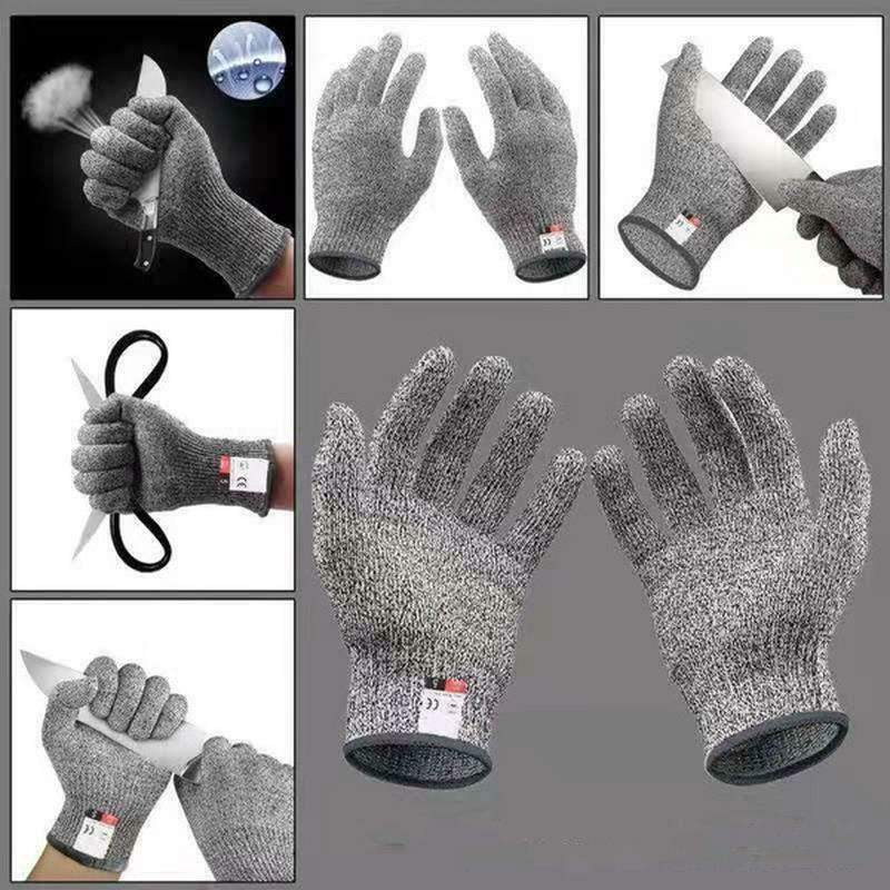 Hppeレベル5安全アンチカット手袋高強度業界キッチンガーデニングスクラッチ防止カットガラスカッティング多目的