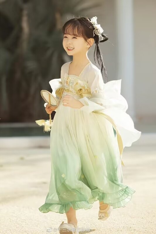 Chinesische traditionelle Hanfu Kostüm Frau alte Han Dynastie Kleid orientalische Prinzessin Kleid Dame Eleganz Tang Dynastie Tanz tragen