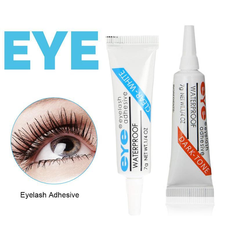 False Eyelashes Glue Clear-white/Dark-black Waterproof Eye Lash Glue False Eyelashes Makeup Adhesive Cosmetics Tools TSLM2