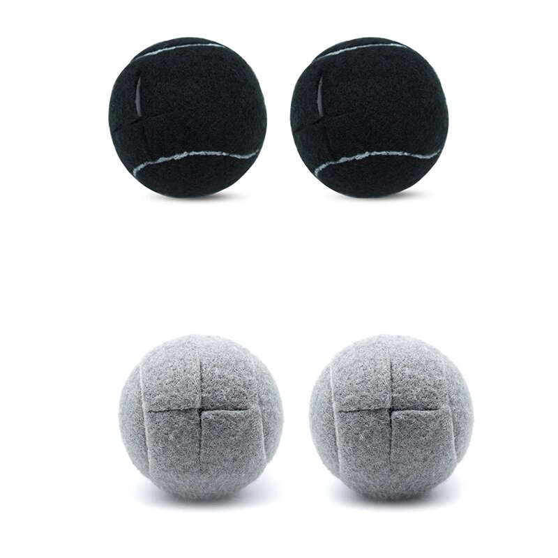 2 PCS Precut Walker Tennis Ball For Furniture Legs And Floor Protection, Heavy Duty Long Lasting Felt Pad Covering