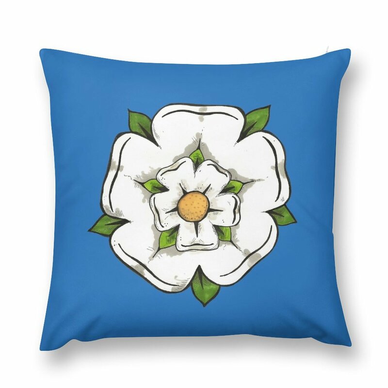 Reyt Good Yorkshire Rose. Throw Pillow Pillow Cases christmas ornaments 2024