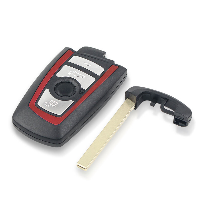 Porte-clés à distance KEYYOU 3/4 boutons pour BMW série 5 7 F FEM / BDC,CAS4,CAS4 + 2012-2017/315/433/868Mhz nouveau