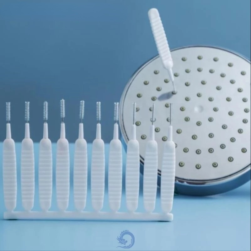 10 pz soffione doccia spazzola per la pulizia lavaggio Anti-intasamento piccola bottiglia teiera ugello spazzola per pori spazzola per wc da cucina piccolo foro