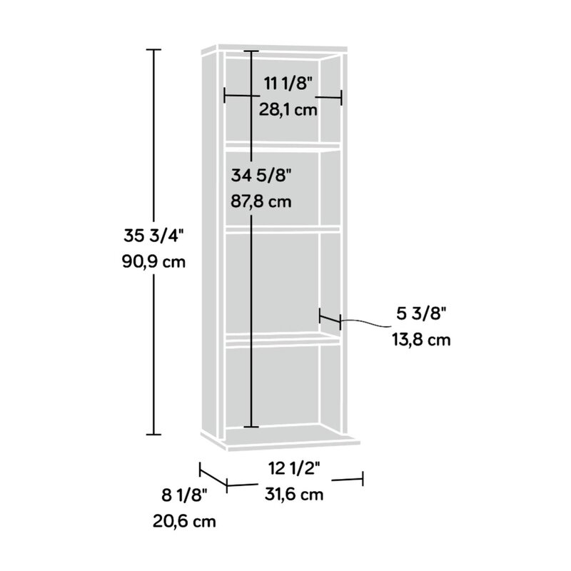 Мультимедийная башня для хранения, отделка корицей и вишней