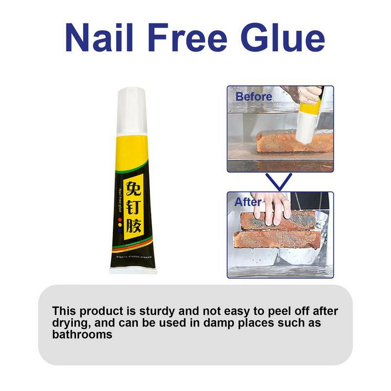 All-purpose Strong Nail Free Glue Quick-drying Punch-free Glue For Door Wall Kitchen Bathroom Hardware Glass Adhesive