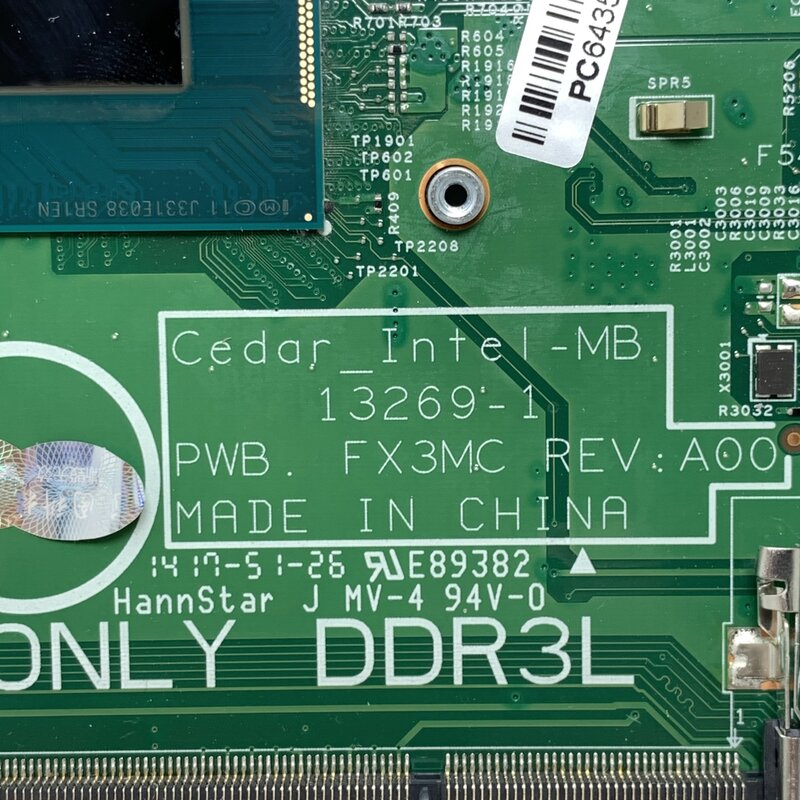 Mainboard CN-00XDMH 00XDMH 0XDMH With SR1EN I3-4030U CPU For Dell Inspiron 3442 3542 5748 Laptop Motherboard 13269-1 100% Tested