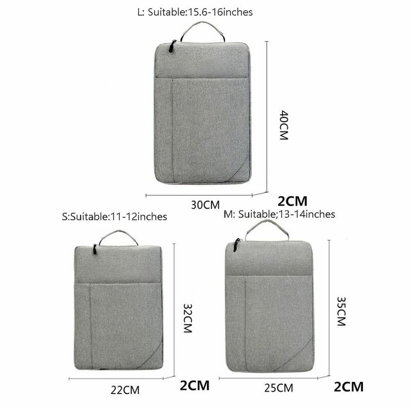 OX Cloth Multiple Compartments Carry Case Office Document Pouch Business Laptop Package Men Briefcases Laptop Protective Bag