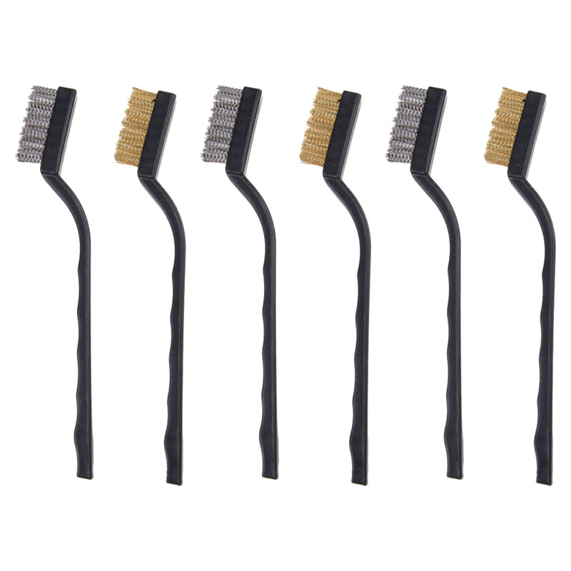 Flexible For Cleaning Set Set Of 6 Mini Wire Brushes For For Cleaning Welding Slag And Rust From Different Surfaces