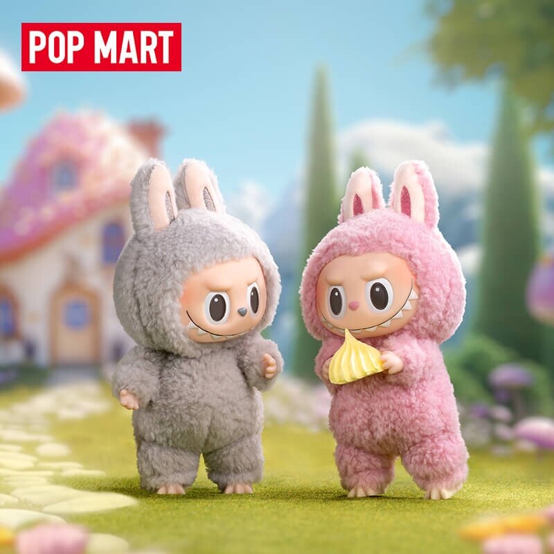 Pop Mart The Monsters Anime Figuras de ação, Labubu Macarone Blind Box emocionante, brinquedos e hobbies, presente infantil