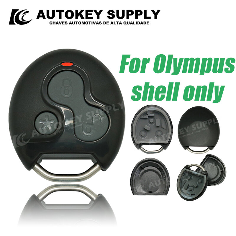 Para Control OLI / New Olympus llave de coche completa 001 azul luz roja AKBPCP079 Autokeysupply