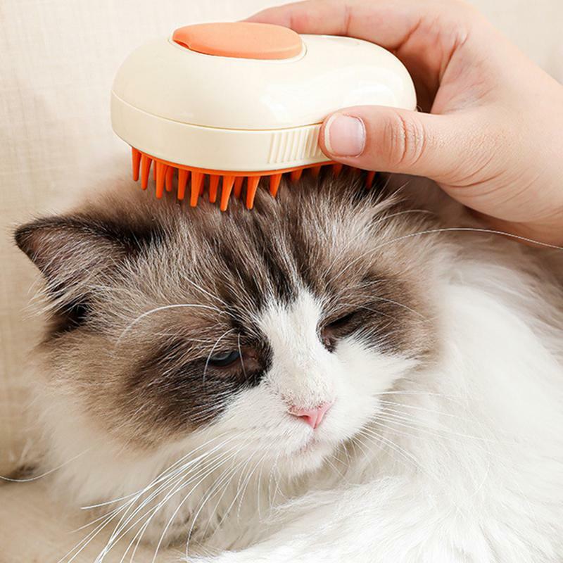 3in 1 escova para o cabelo do gato, escova de cabelo, abacate, flexível, anti voo, massagem, pet fornecimentos
